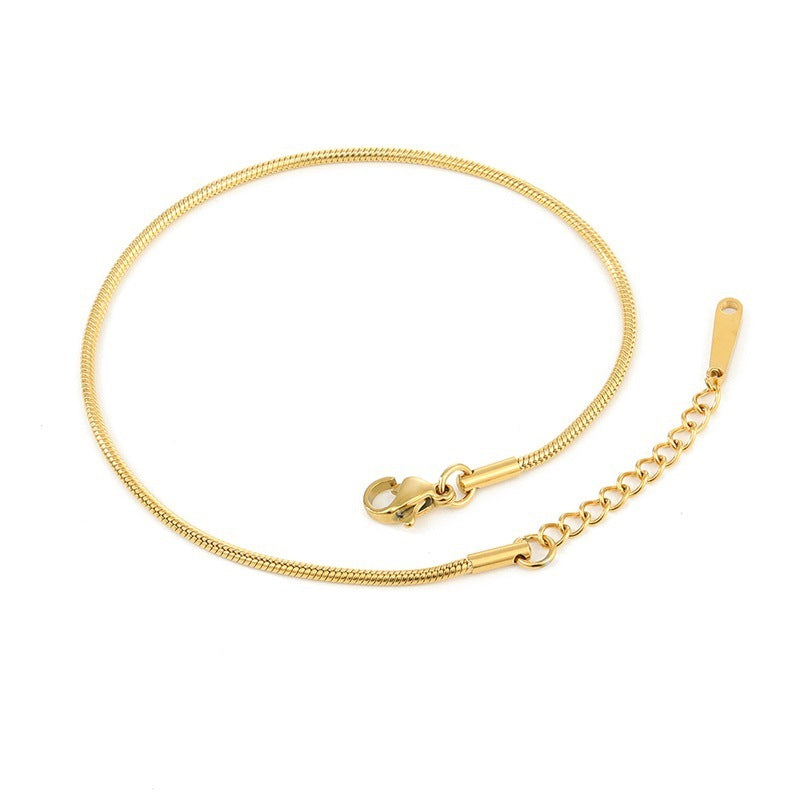 Timeless Snake Chain Anklet | Eterlia