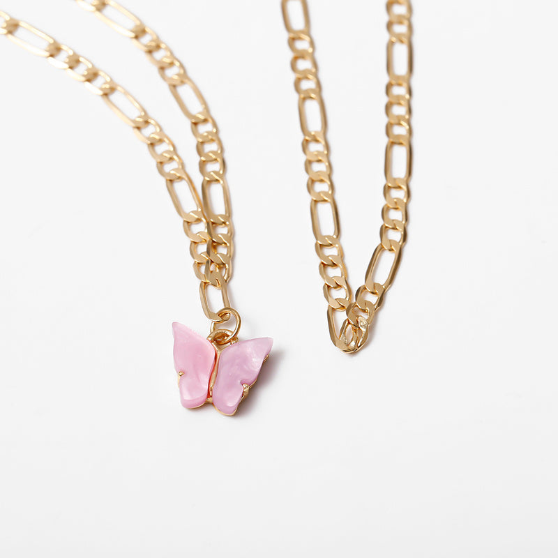 Charming Butterfly Antique Gold Anklet | Eterlia