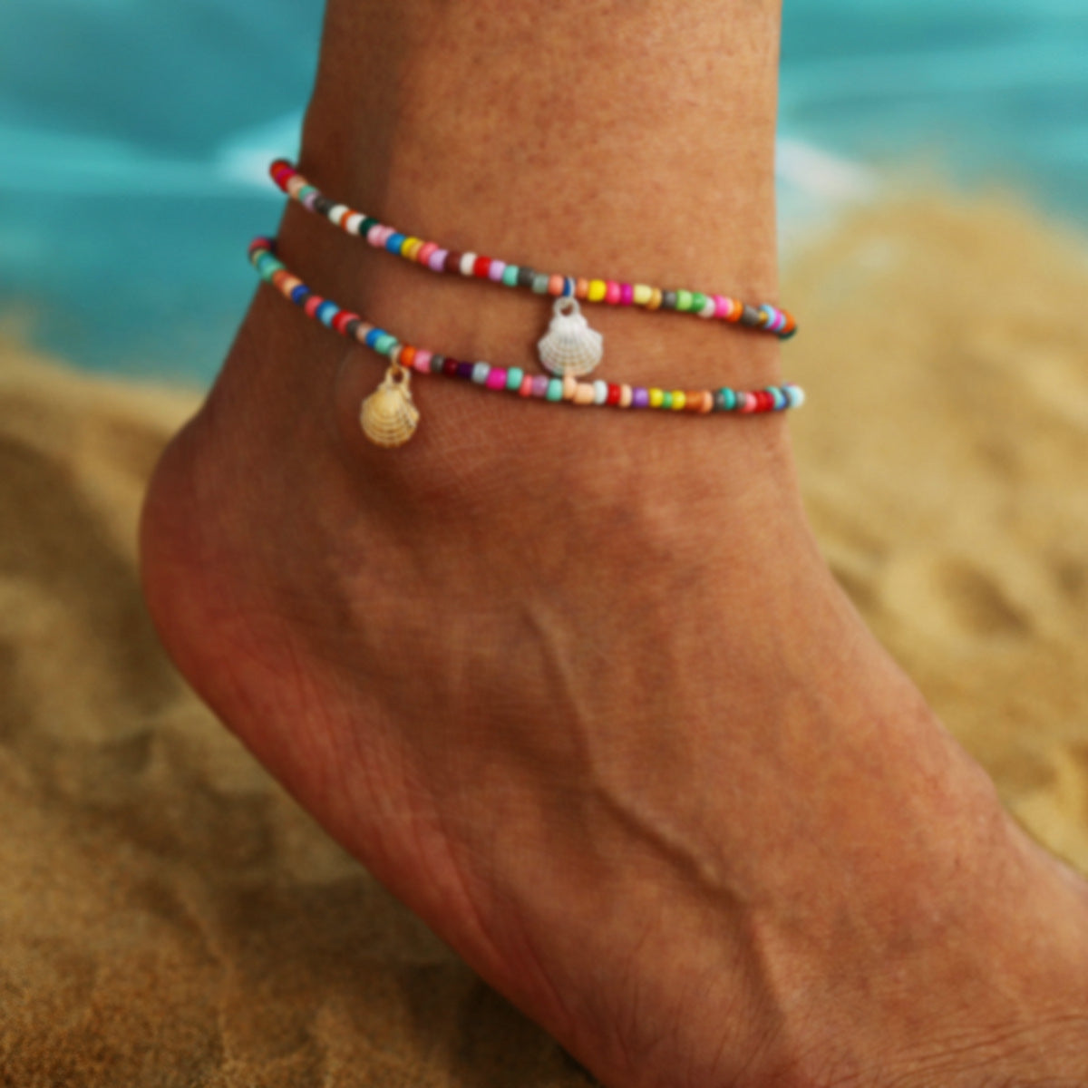 Vintage Boho Scallop Anklet | Eterlia