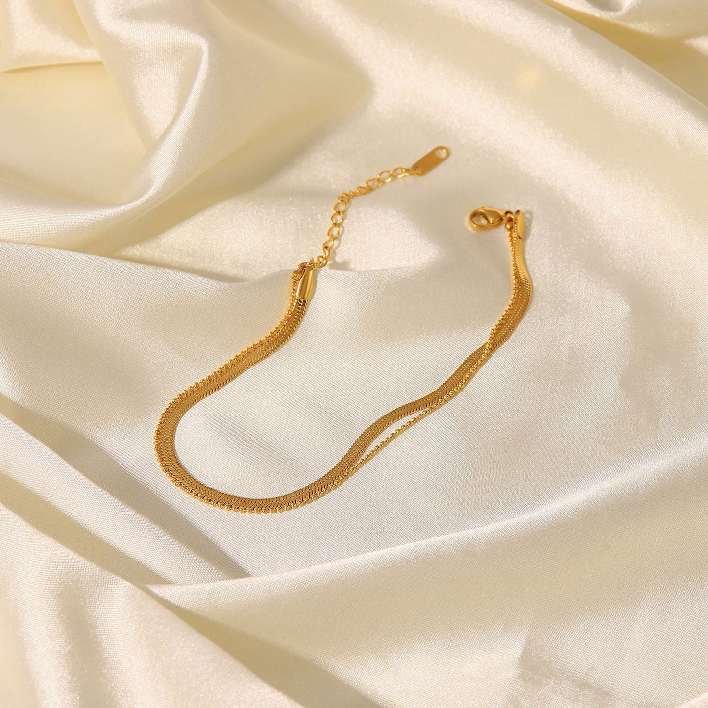 Frida Gold Geometric Anklet | Eterlia