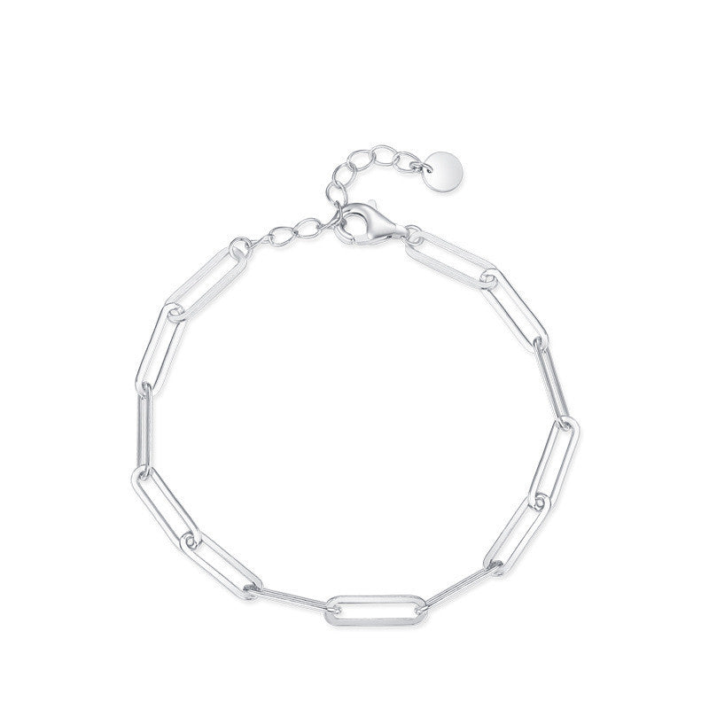 Sterling Clip Chain Bracelet | Eterlia