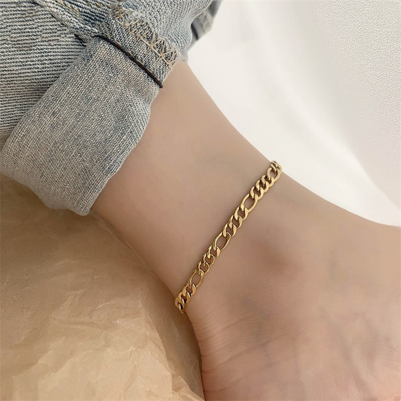 Summer Titanium Chain Anklet | Eterlia