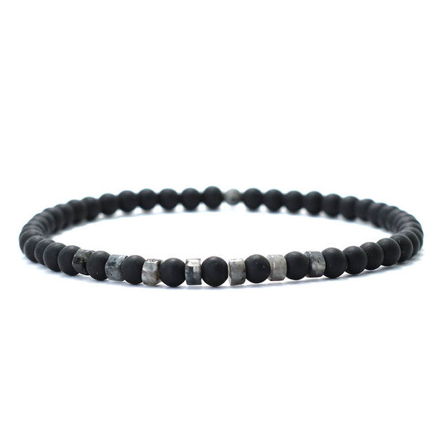 Tiger Eye Circle Charm Bracelet | Eterlia