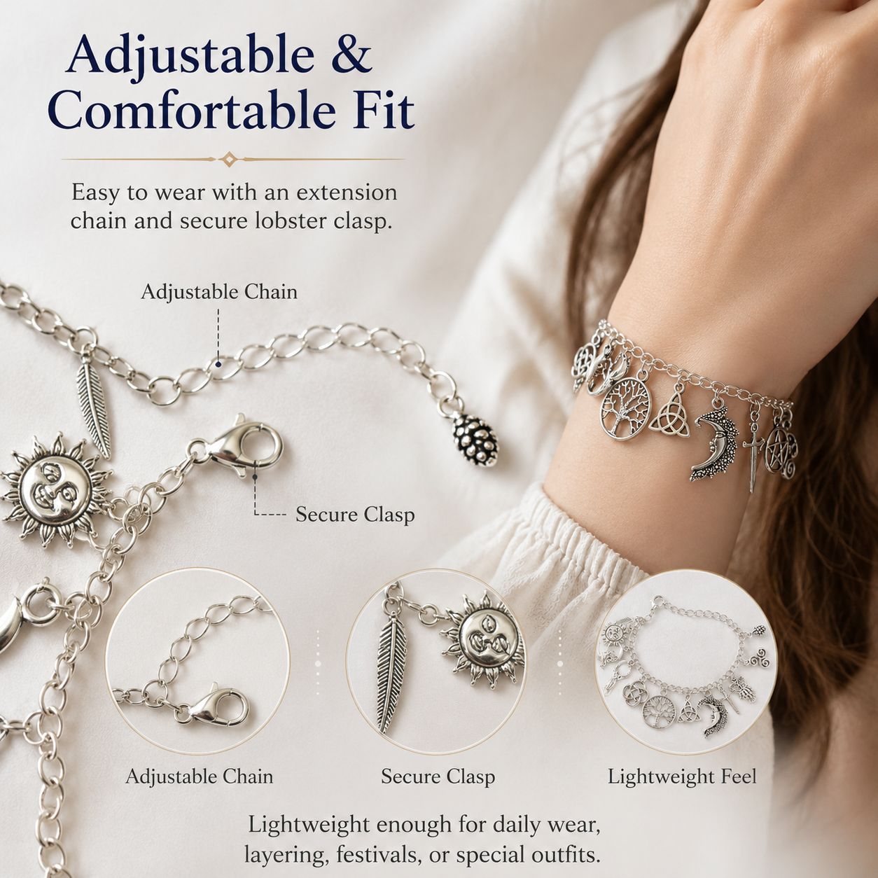 Limited Time 50% OffVintage Witchy Charm Bracelet | Eterlia