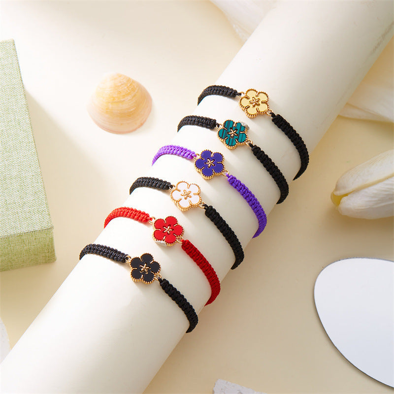 Blossom Handwoven Flower Bracelet | Eterlia