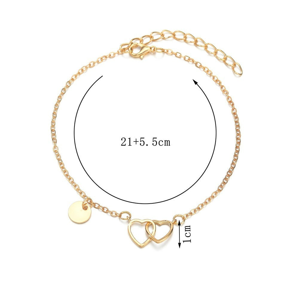 Twin Love Connection Anklet | Eterlia