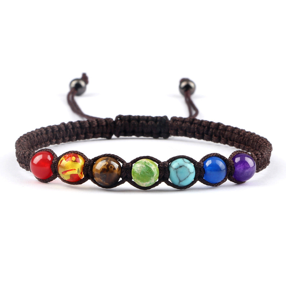 Radiant Seven-Stone Beaded Bracelet | Eterlia