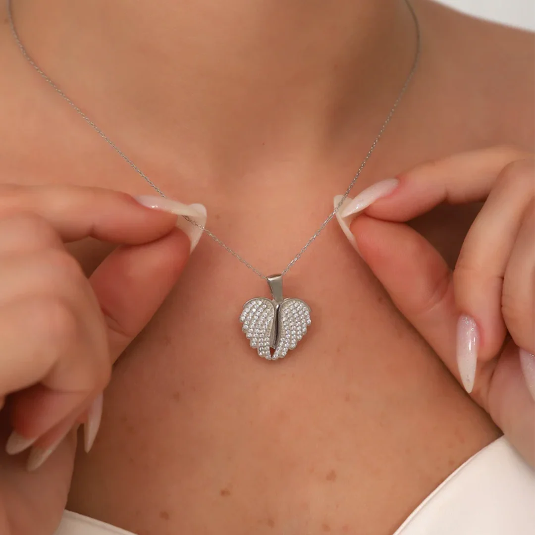 Personalized "My Angel" Heart name Necklace | Eterlia