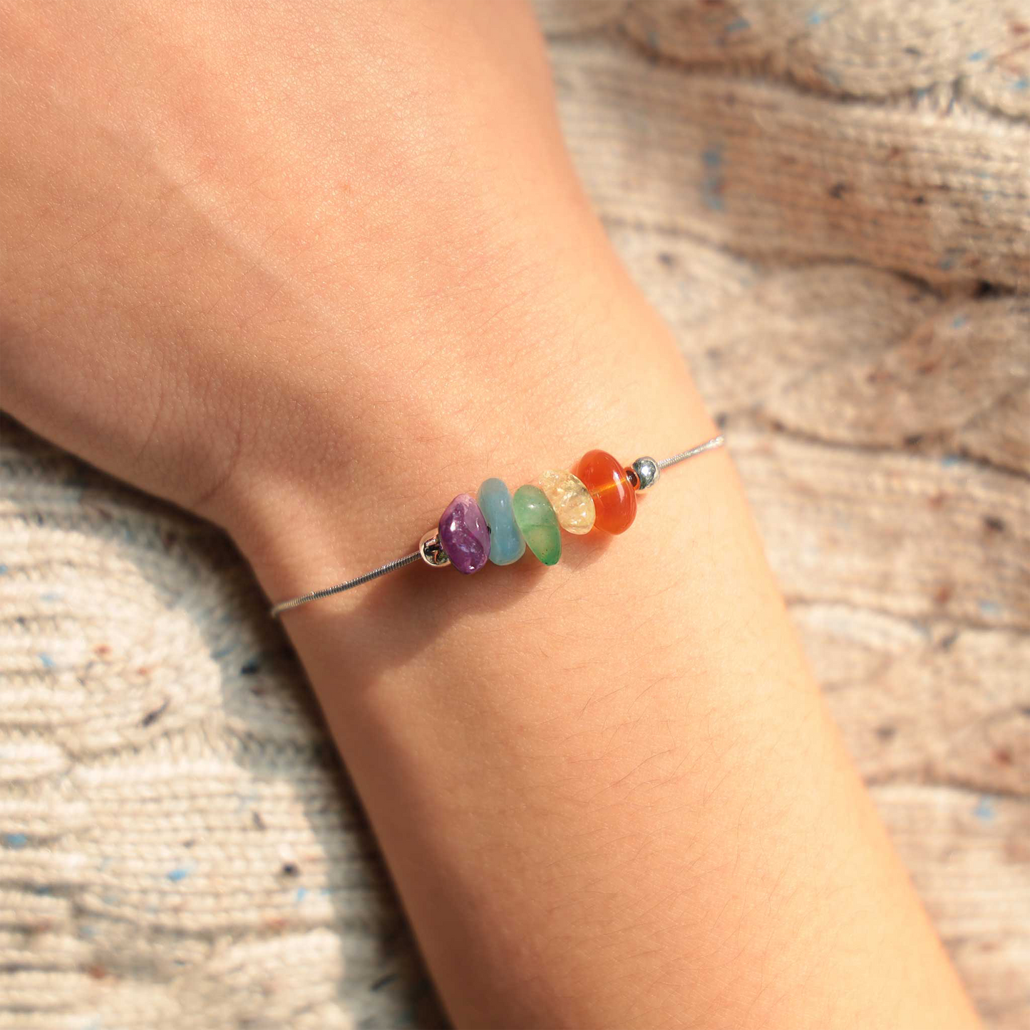 Girl Gang Spell Raw Crystal Bracelet | Eterlia