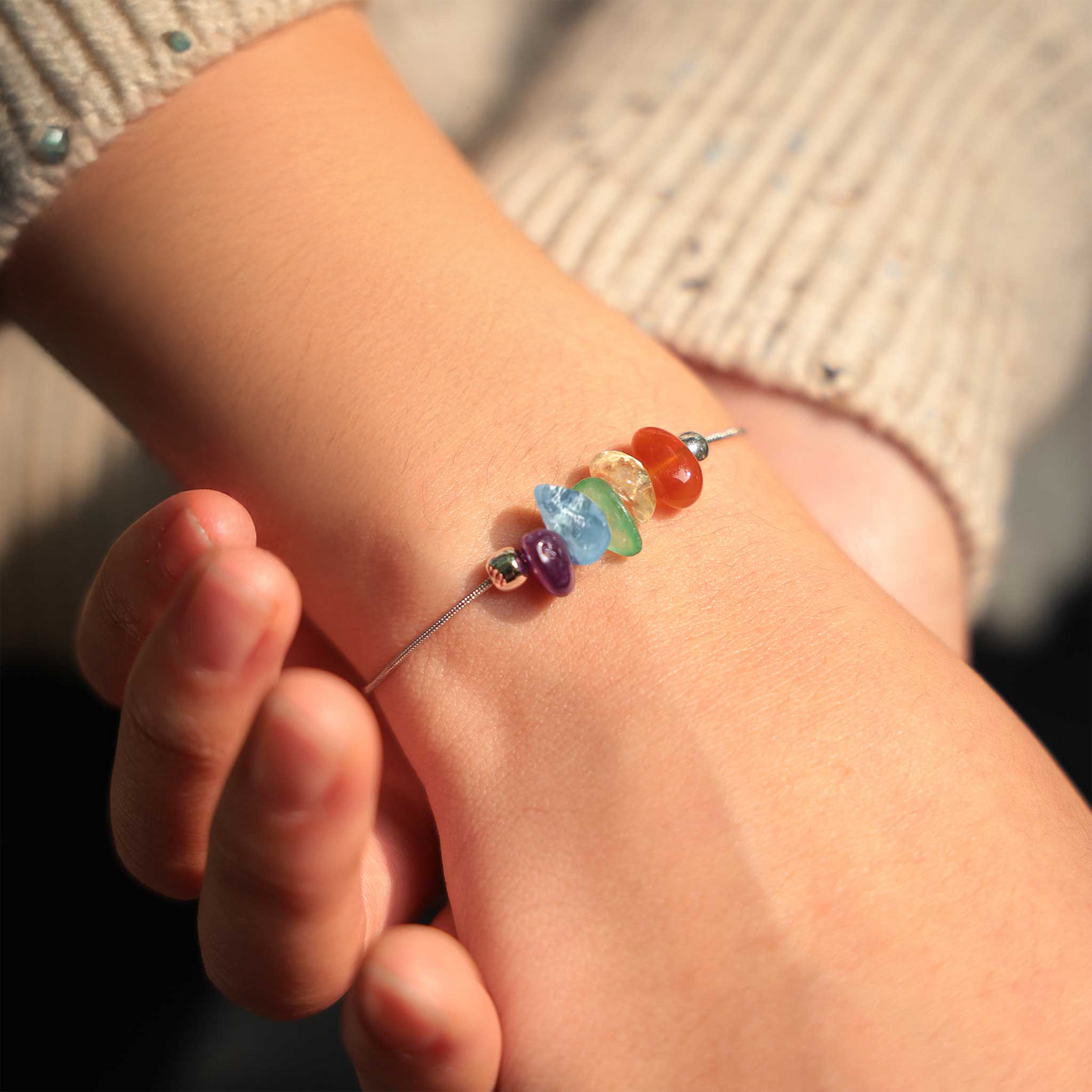 Girl Gang Spell Raw Crystal Bracelet | Eterlia