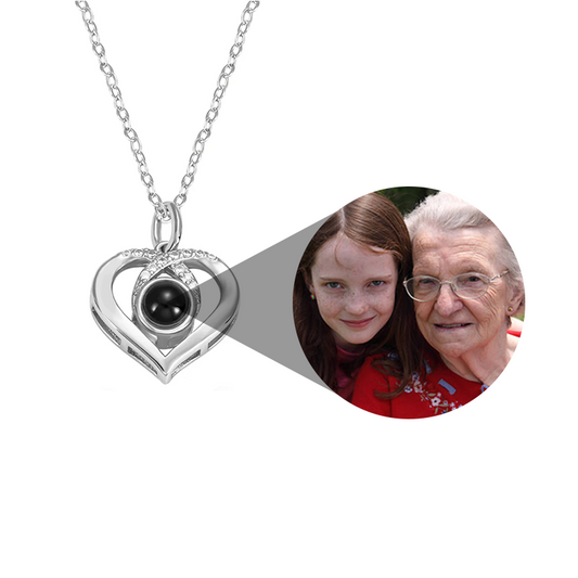 Personalized Linked Heart Photo Necklace | Eterlia