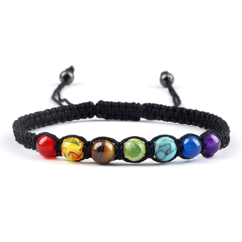 Radiant Seven-Stone Beaded Bracelet | Eterlia