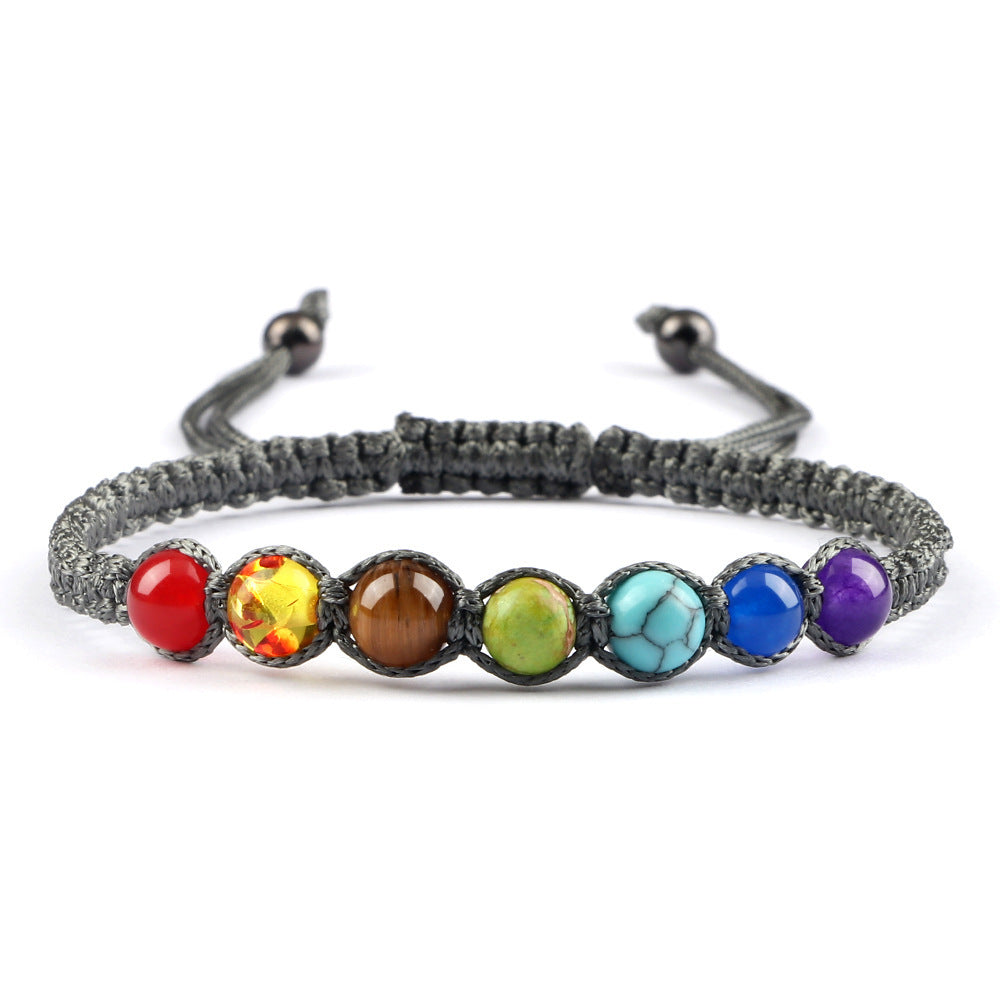Radiant Seven-Stone Beaded Bracelet | Eterlia