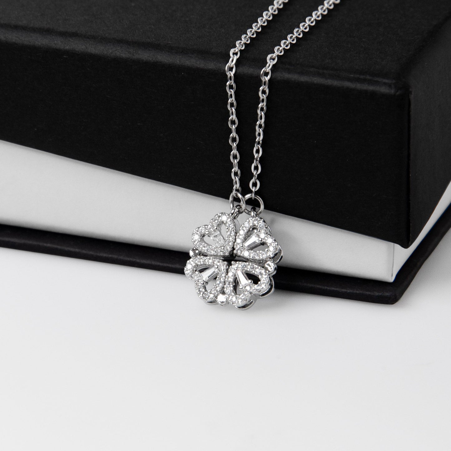 Apology Gift For Her - I Still Love You, Always - Magnetic Hearts Necklace | Eterlia