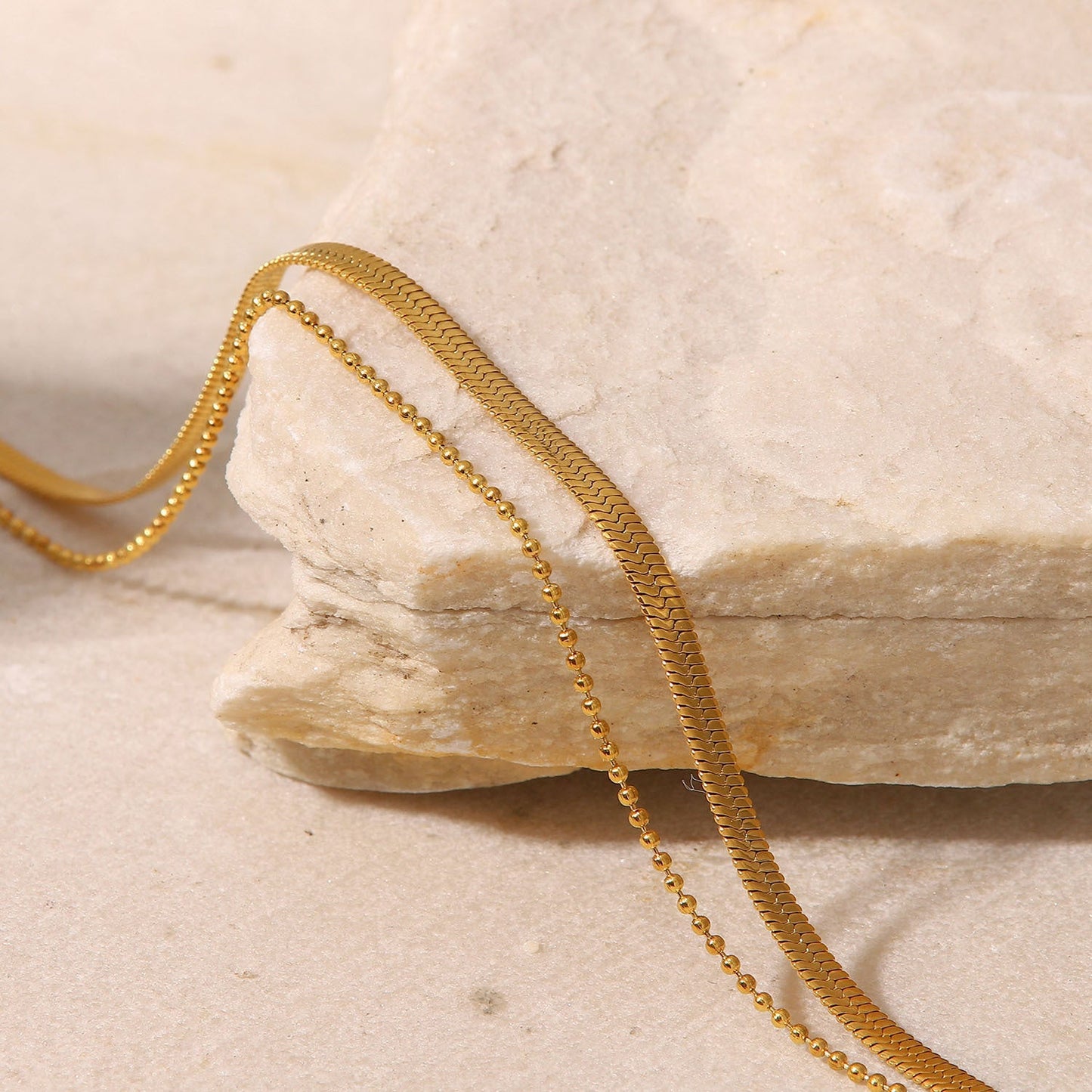 Frida Gold Geometric Anklet | Eterlia