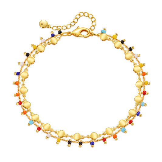 Candy Bead Charm Anklet | Eterlia