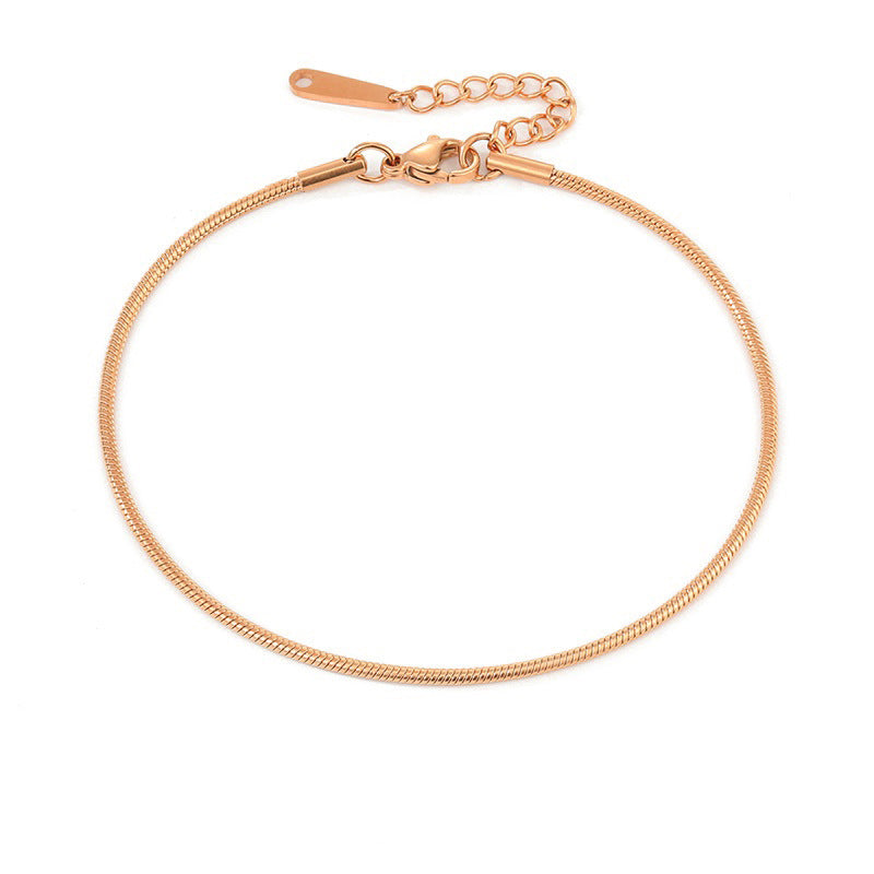 Timeless Snake Chain Anklet | Eterlia