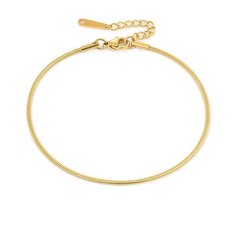 Timeless Snake Chain Anklet | Eterlia