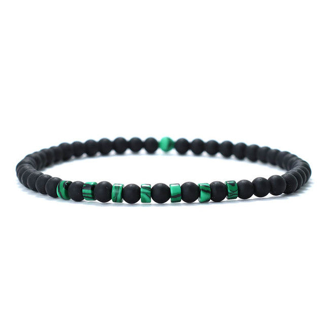 Tiger Eye Circle Charm Bracelet | Eterlia